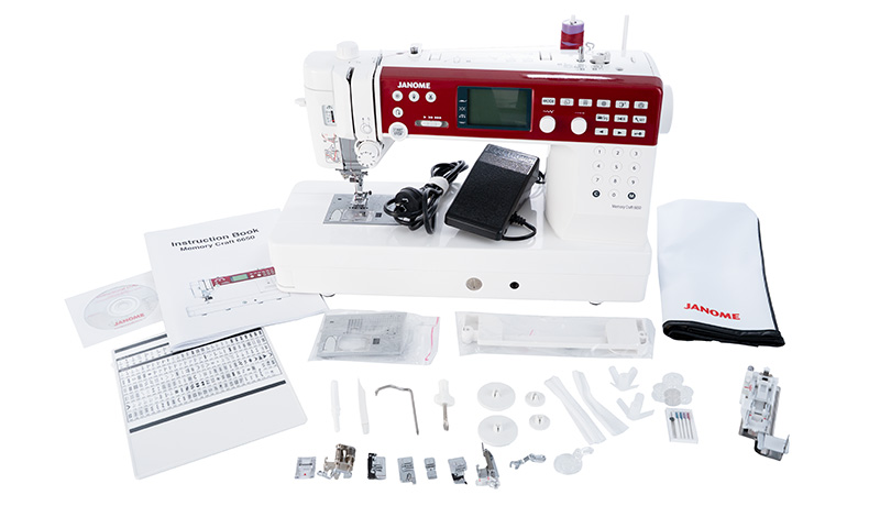 Janome MC6650 What's in the box
