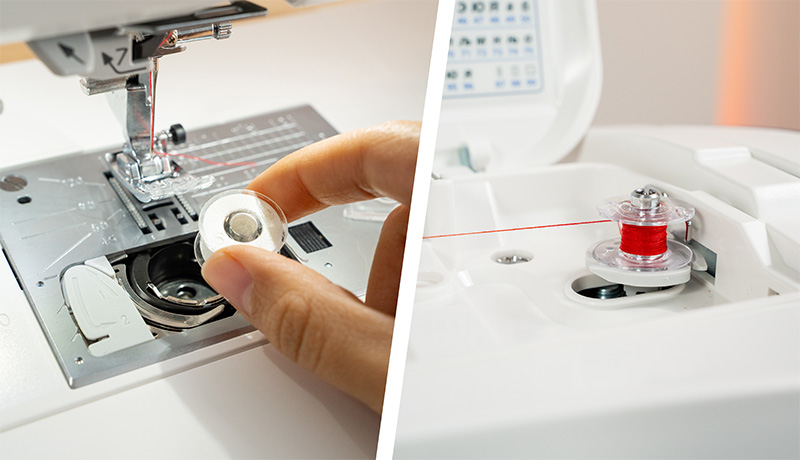 Janome Skyline S3AE Easy Set Bobbin & Bobbin Winder
