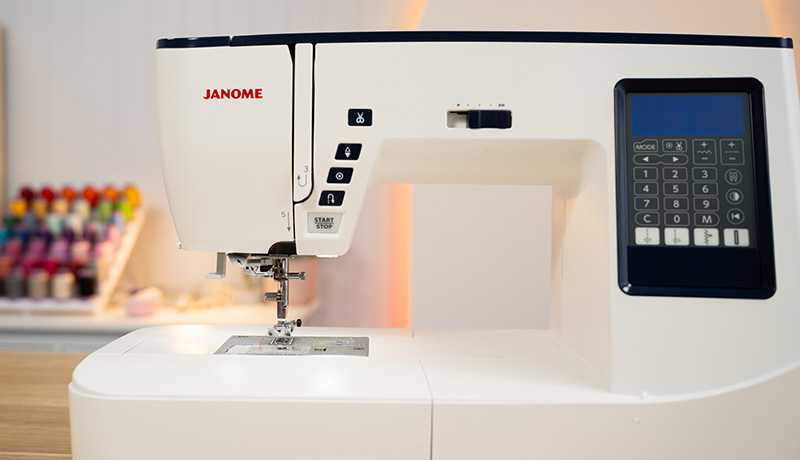 Janome Skyline S3AE Expansive workspace