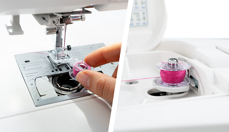 Janome Skyline S5AE Easy Set Bobbin & Bobbin Winder