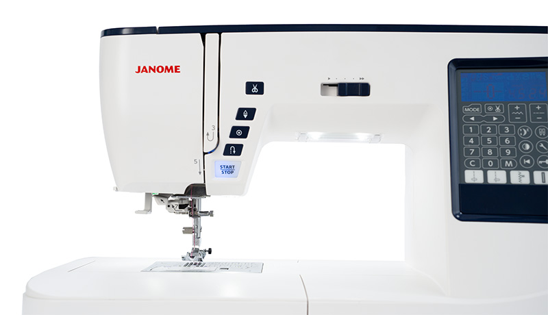 Janome Skyline S5AE Expansive workspace