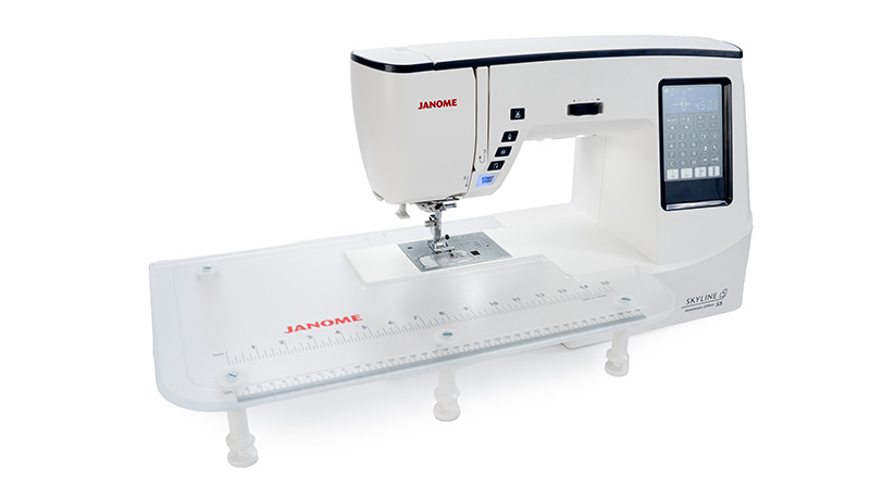 Janome Skyline S5AE Extra wide extension table
