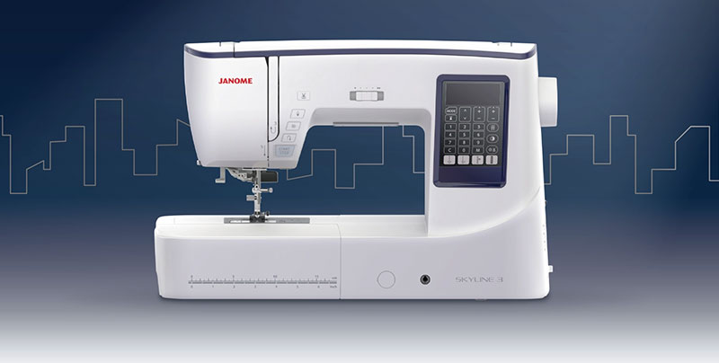 Janome Skyline 3 computerised sewing machine