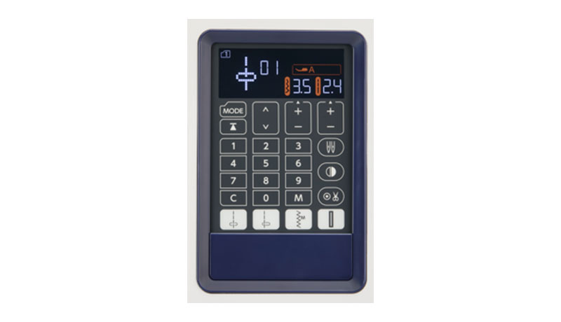 Janome Skyline 3 colour LCD screen