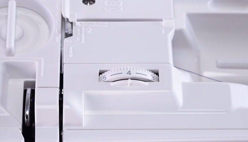 Janome Skyline 3 manual thread tension dial
