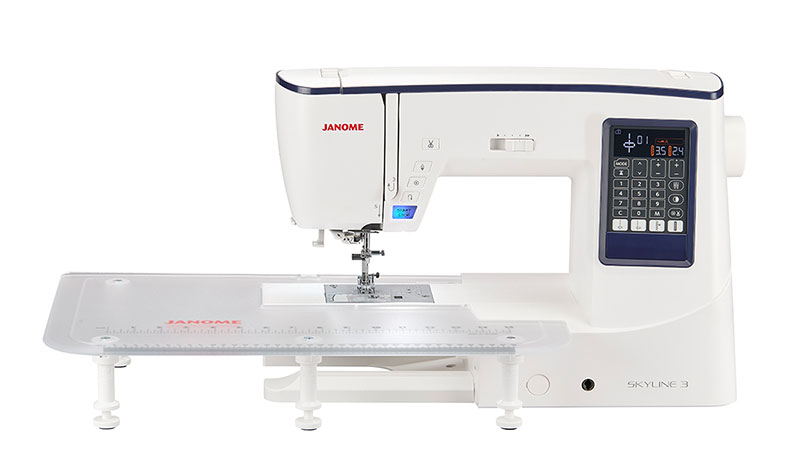 Janome Skyline 3 extra wide extension table