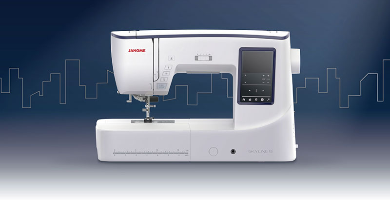 Janome Skyline 5 computerised sewing and quilting machine