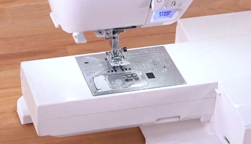 Janome Skyline 5 straight stitch needle plate