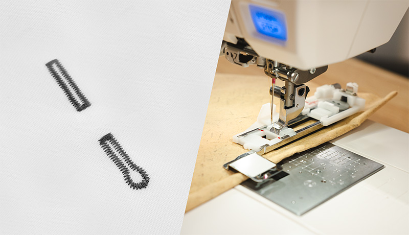 Janome Skyline 8 selection of 11 built-in buttonholes