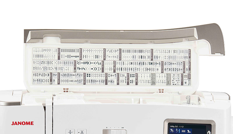 Janome Skyline 8 selection of 350 built-in stitches