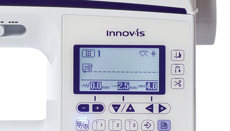 Echidna Sewing Brother NV1800Q LCD screen