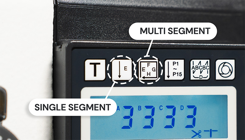 VMA V-0303ED-4 Single and multi Segment Sewing