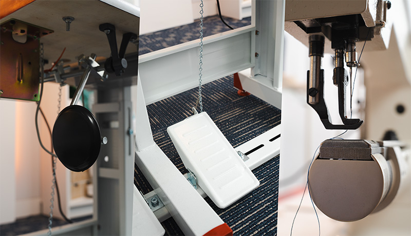 VMA V-246D Presser foot: Knee lift or pedal