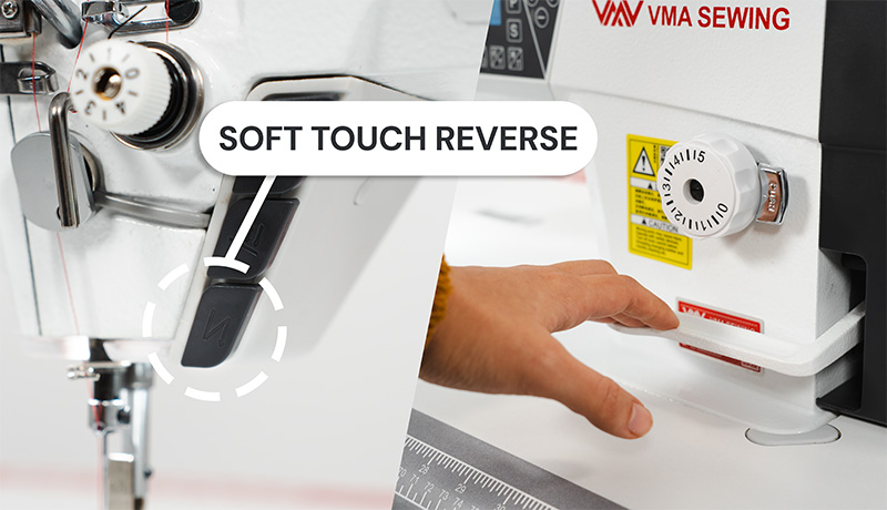 VMA V-9000A Soft-Touch Reverse Button and Manual Reverse Lever