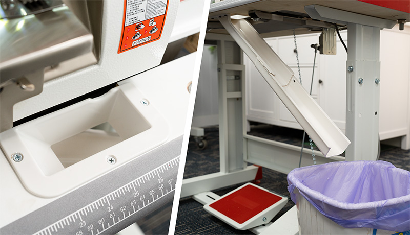 VMA V-E4S-4 Waste Catcher Slide included