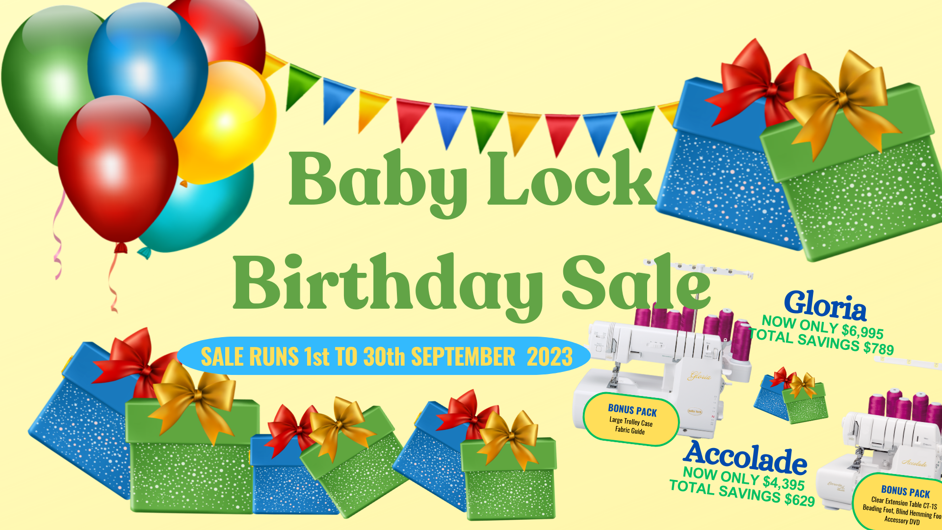 Baby Lock Birthday Specials Echidna Sewing