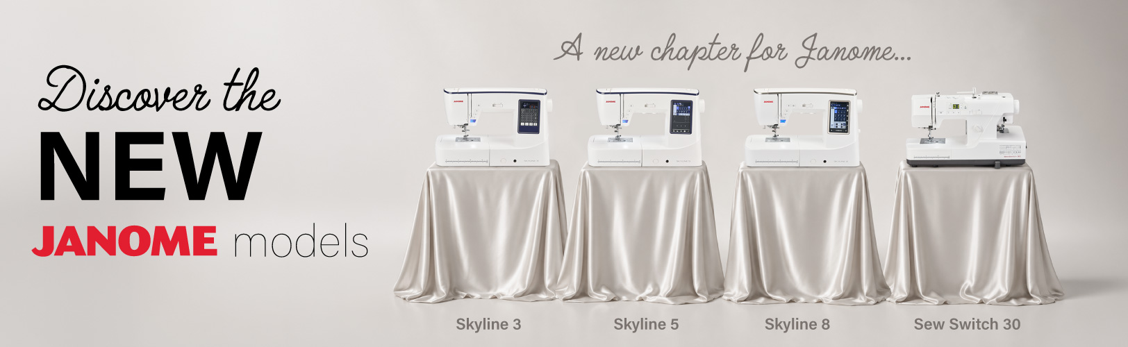 Janome 2026 New Release Lineup