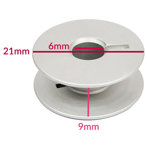 Aluminium Bobbin for Brother PR Series