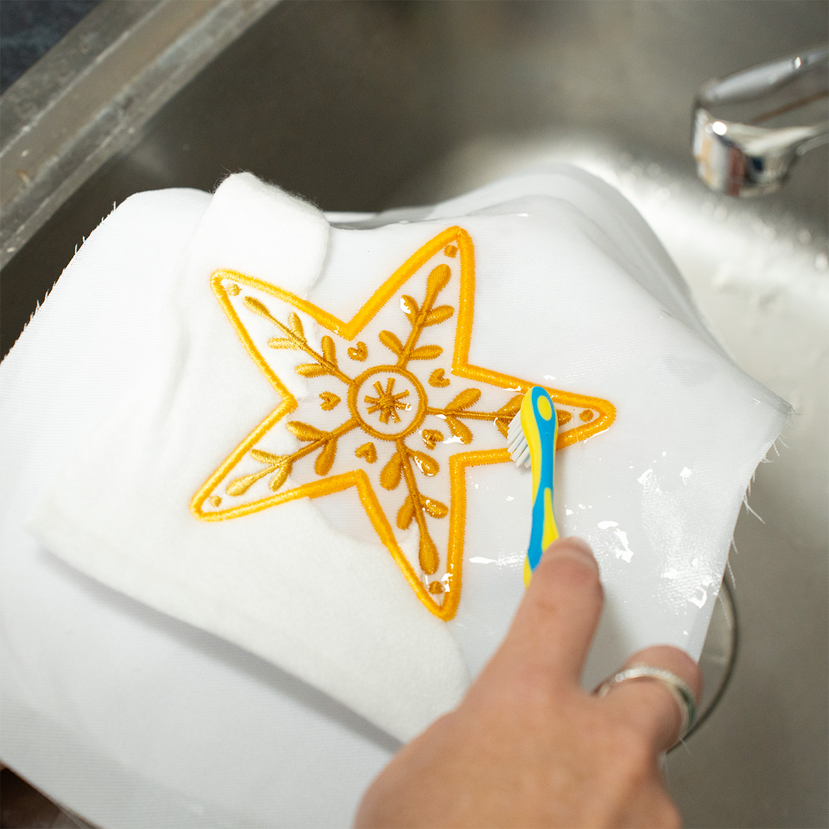 3D Embroidery Felt Wash