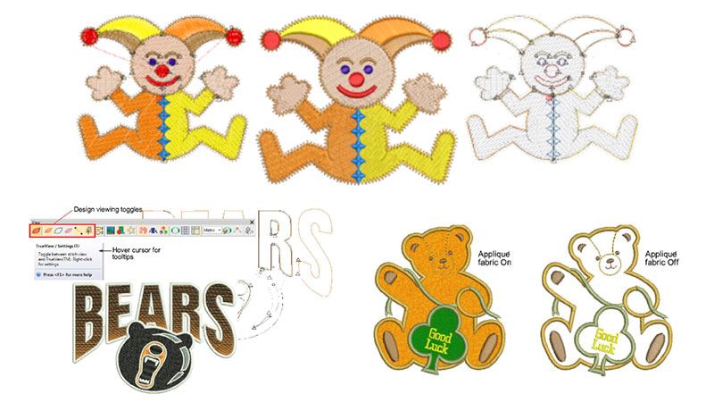 Brother BE Embroidery Studio Viewing Designs