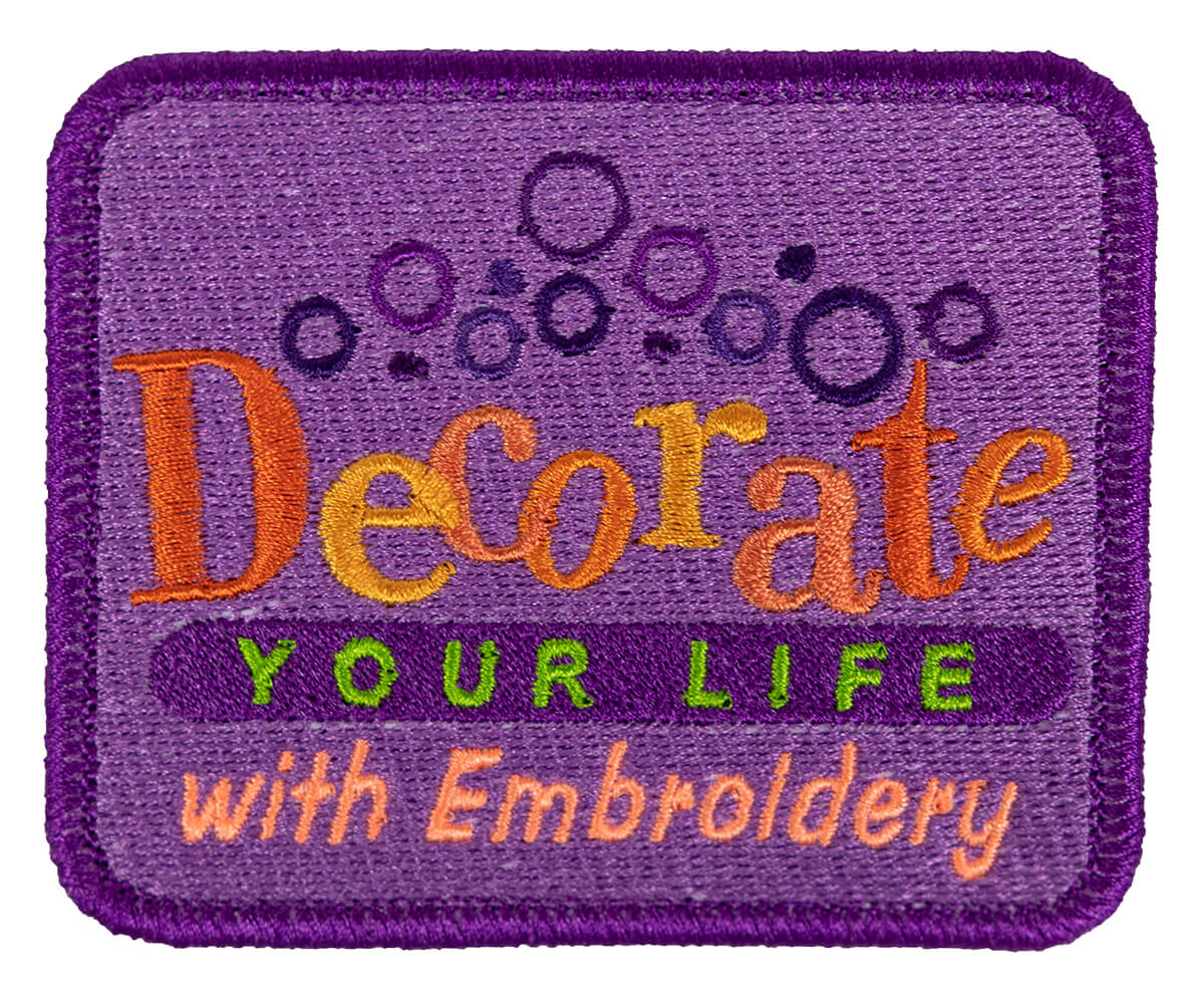 Decorate Your Life Embroidery Design