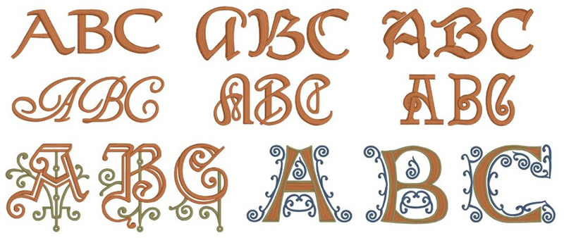 embrilliance renaissance faire fonts