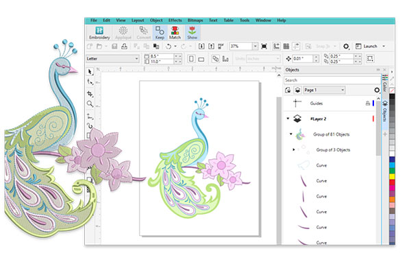 Hatch CorelDRAW GEM