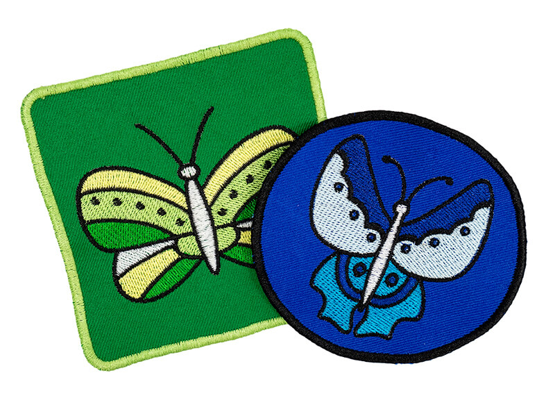 Polyester Twill Fabric Badge