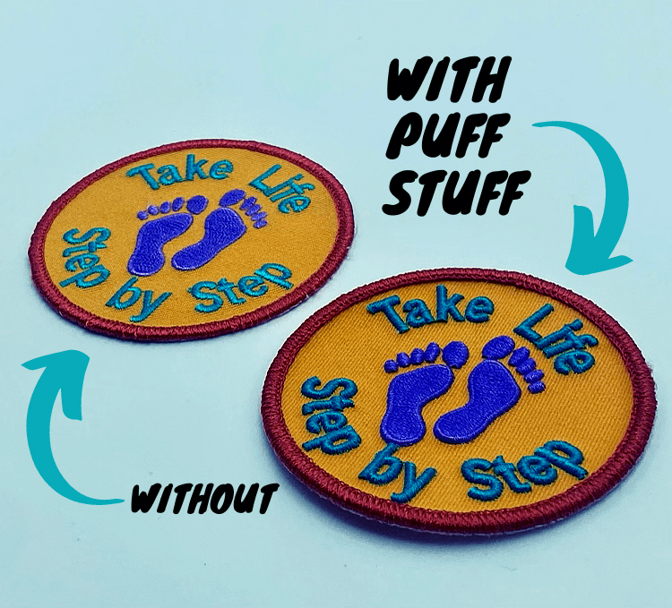 3D Embroidery Puff Stuff