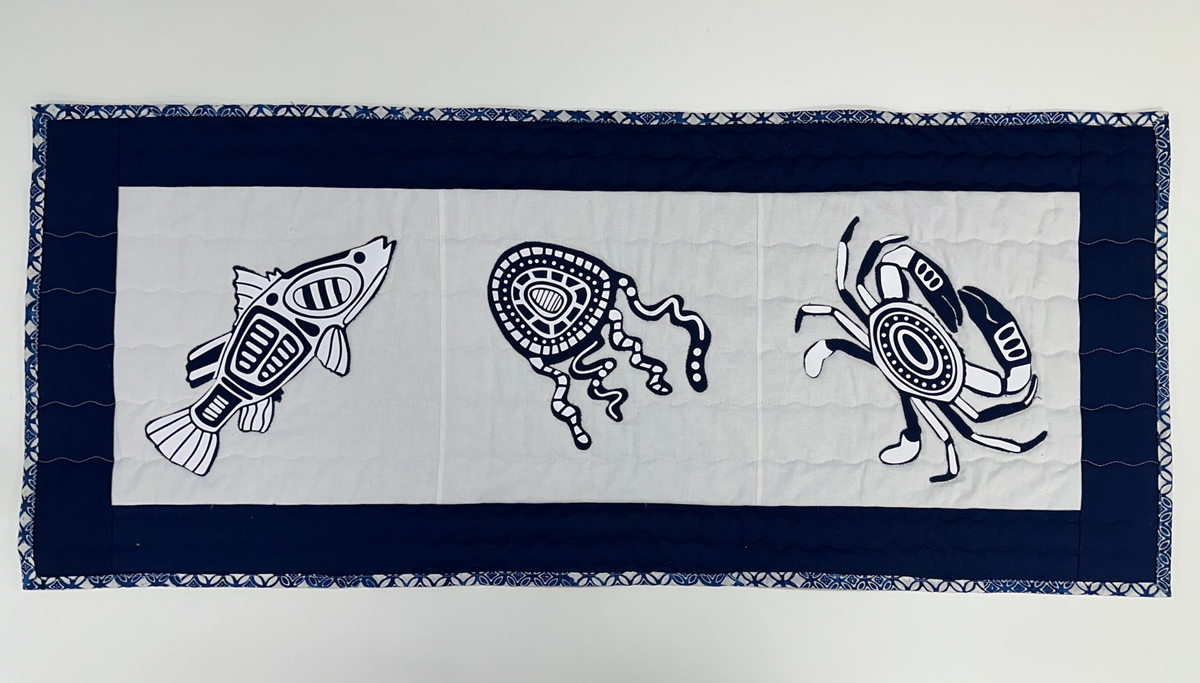 Aussie Totems Table Runner