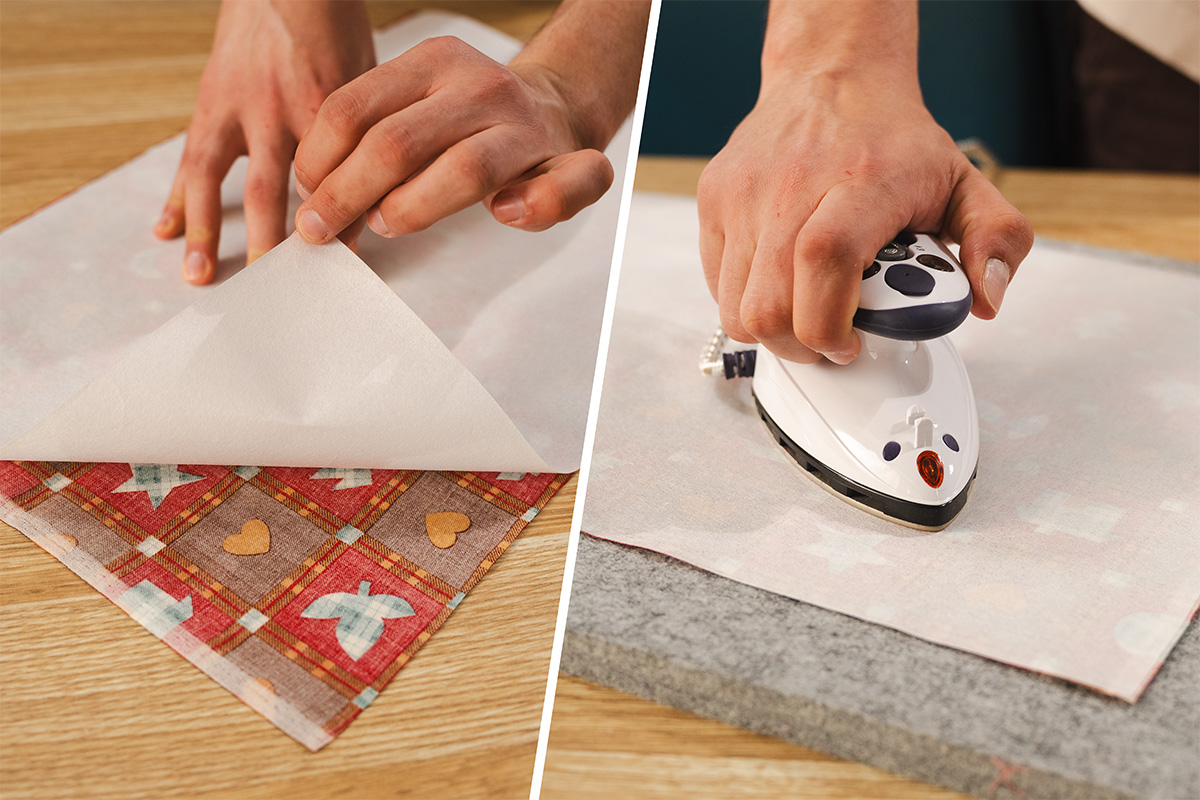 fusible on fabric