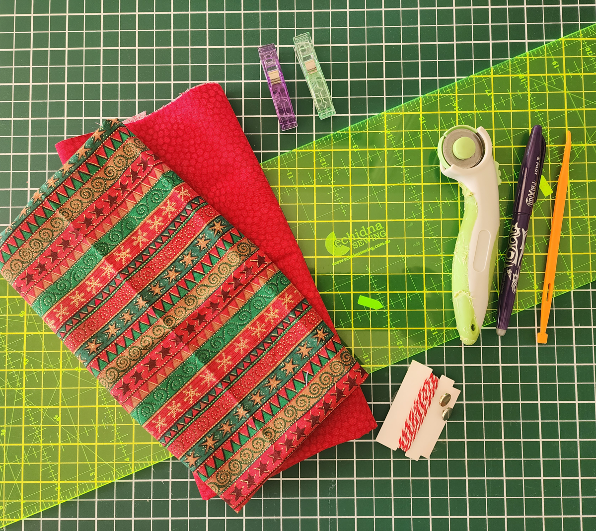 What you need to sew an envelope