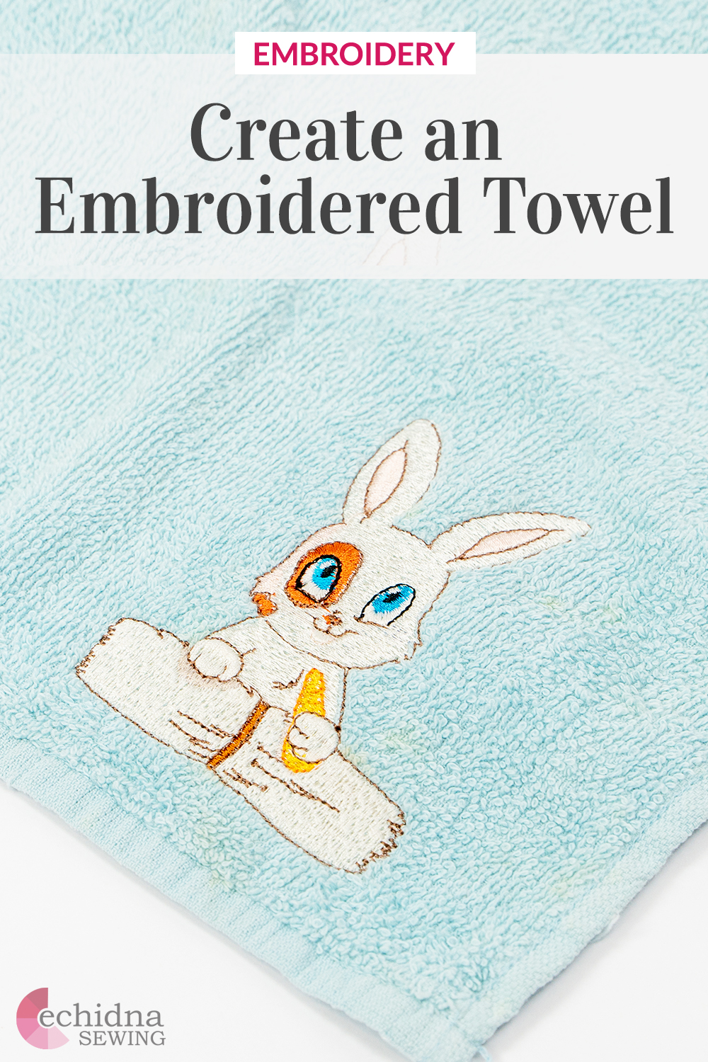 Embroider on a towel Project Pinterest