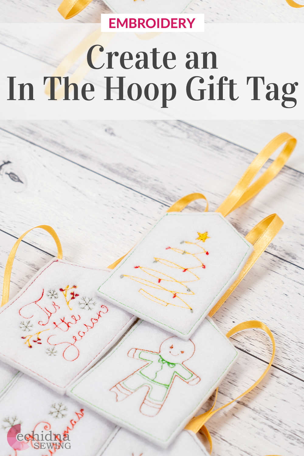 In-the-hoop Gift Tag Project Pinterest