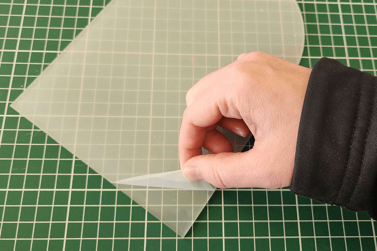remove protective sheet