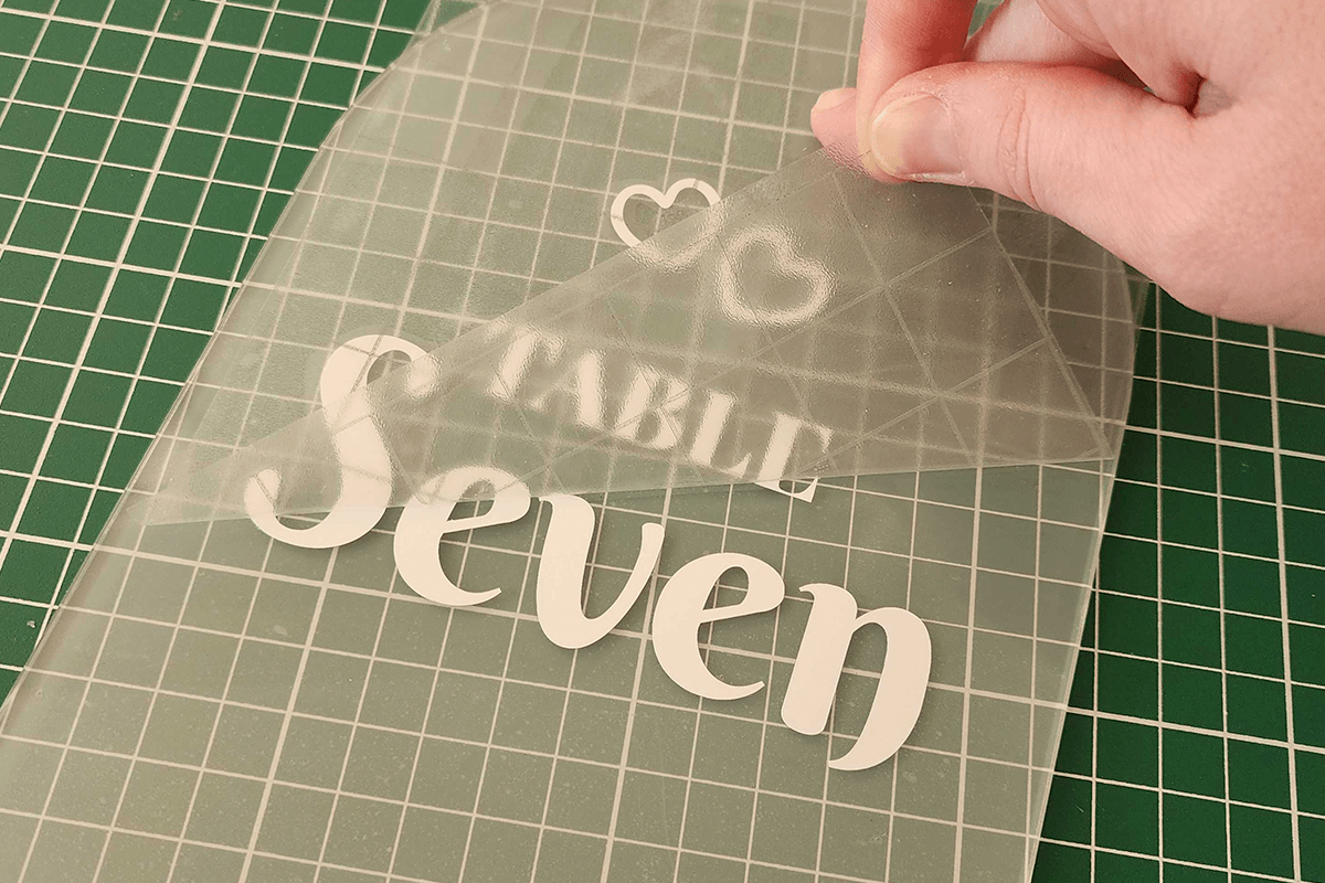 remove transfer tape