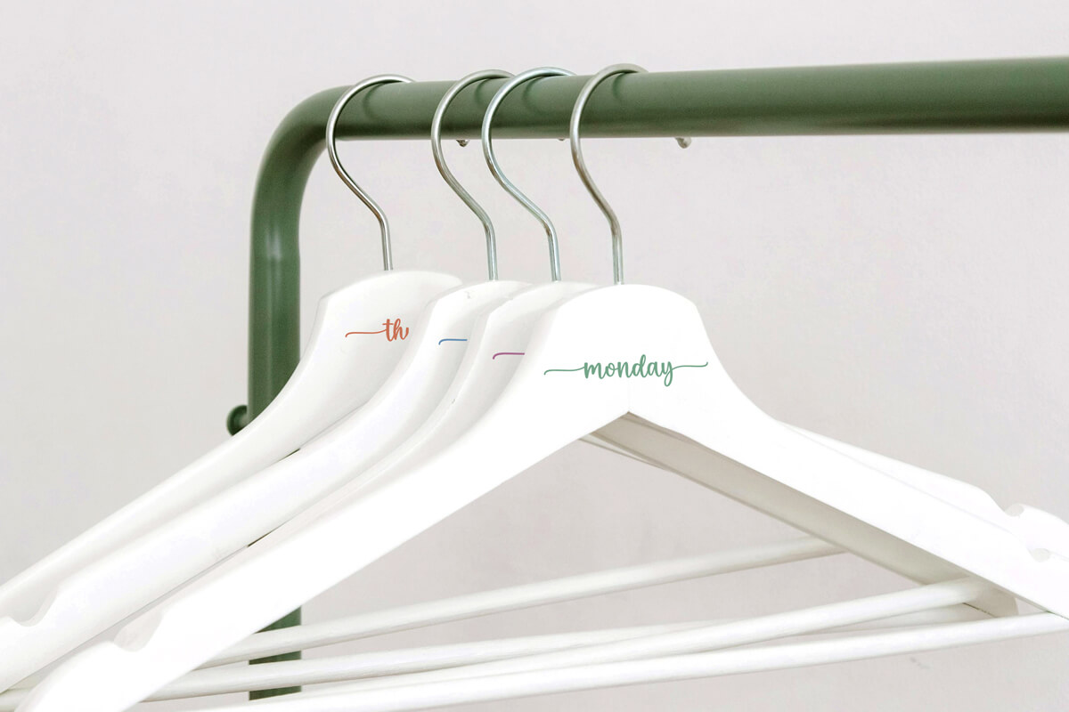 wardrobe organiser hanger