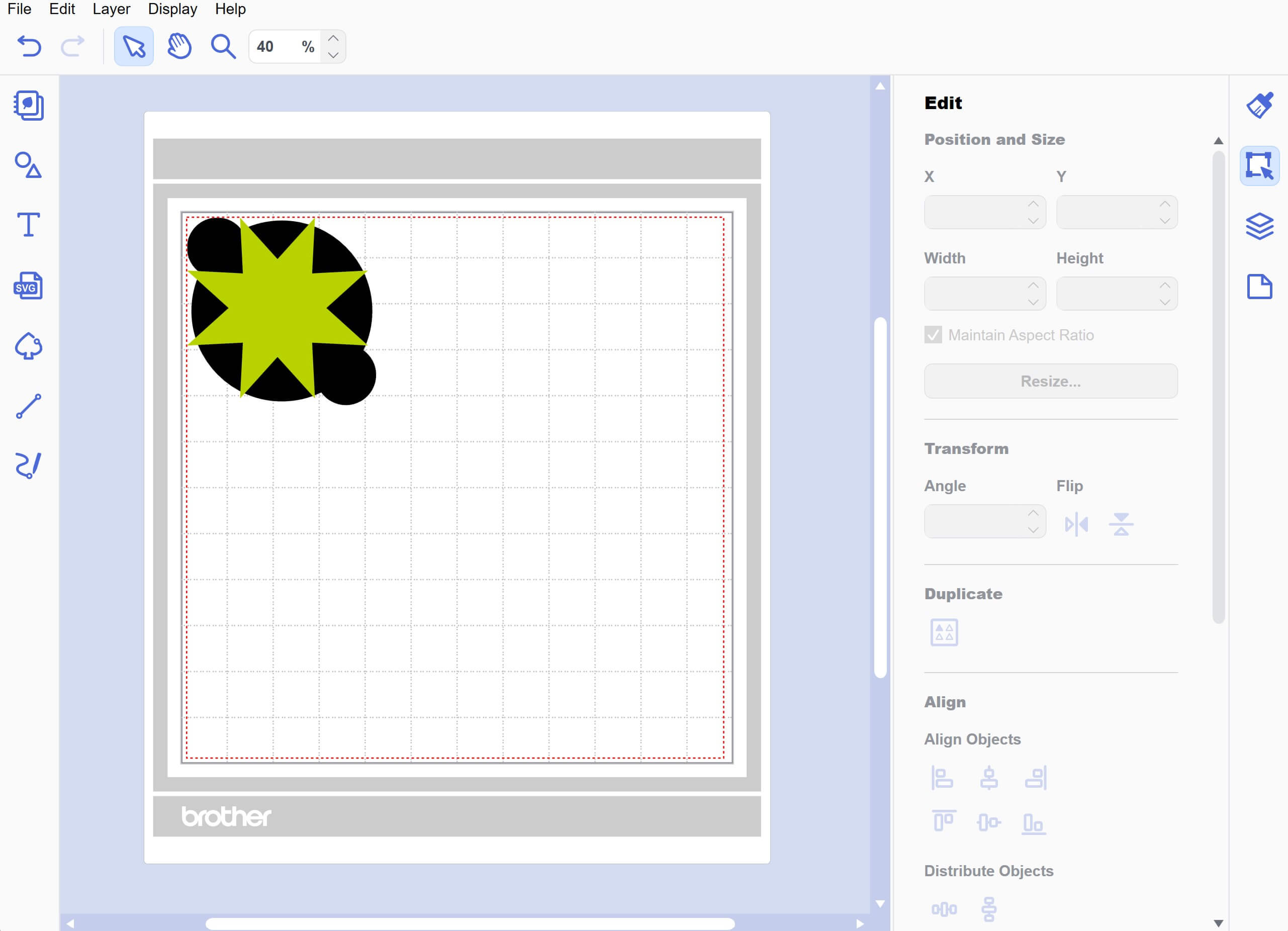 Load designsvg in Canvas Workspace