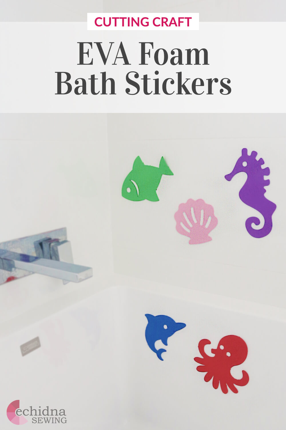 Create EVA Foam Bath Stickers using Brother ScanNCut