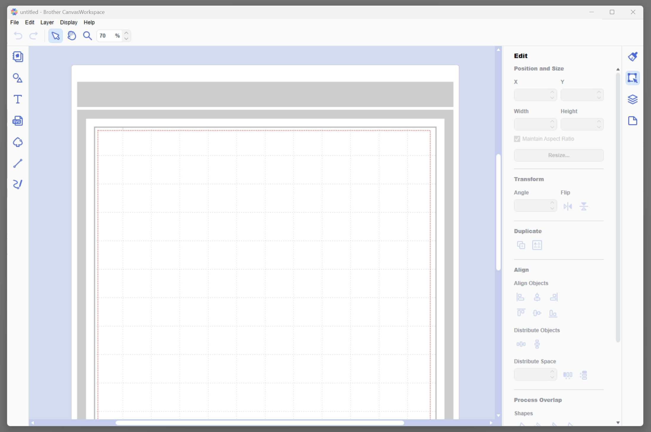 Blank CanvasWorkspace Project