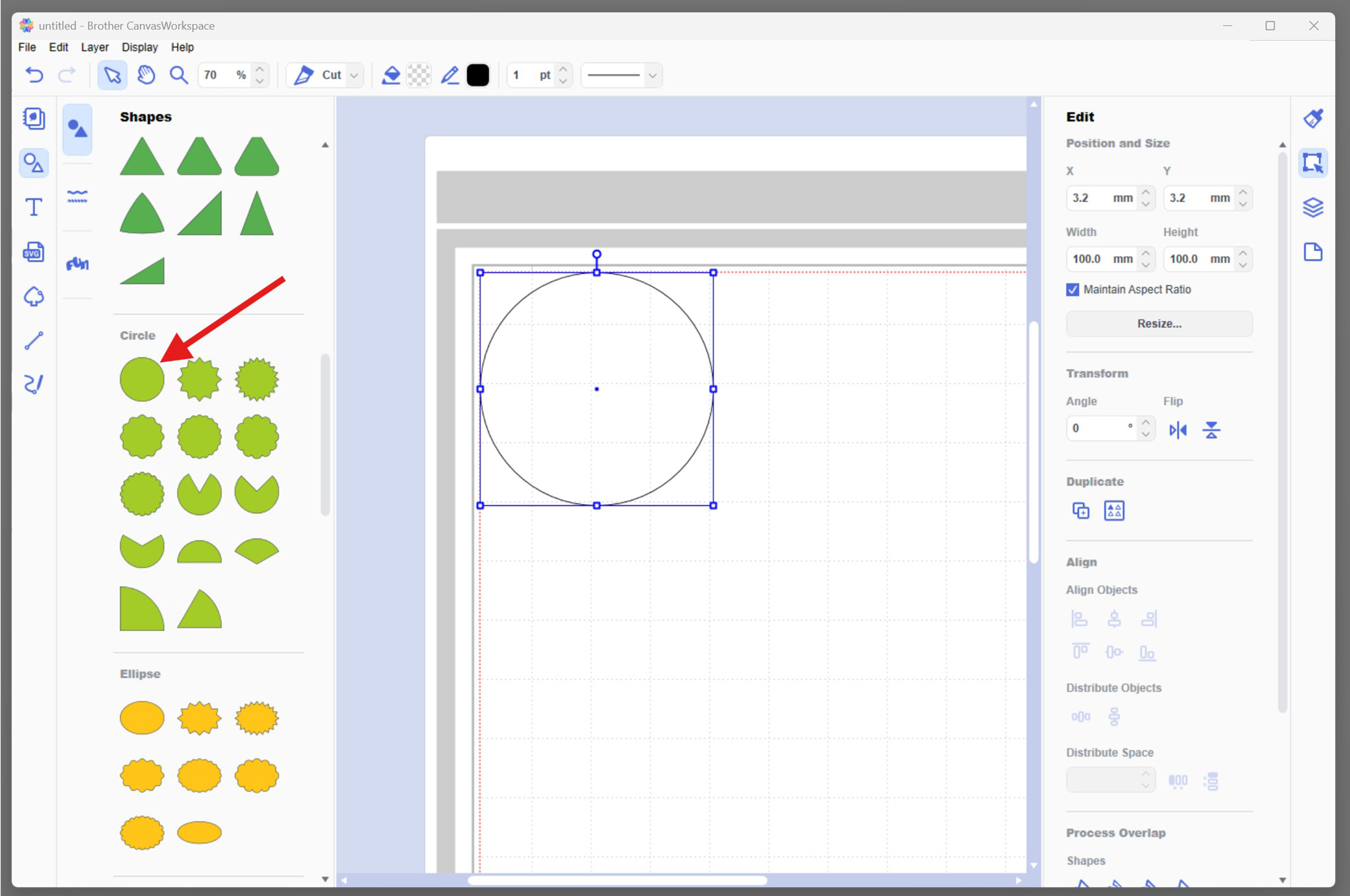Add circle