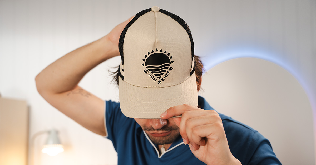 hat with HTV