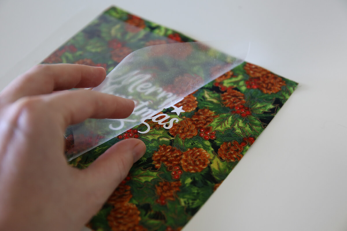 peel off carrier sheet