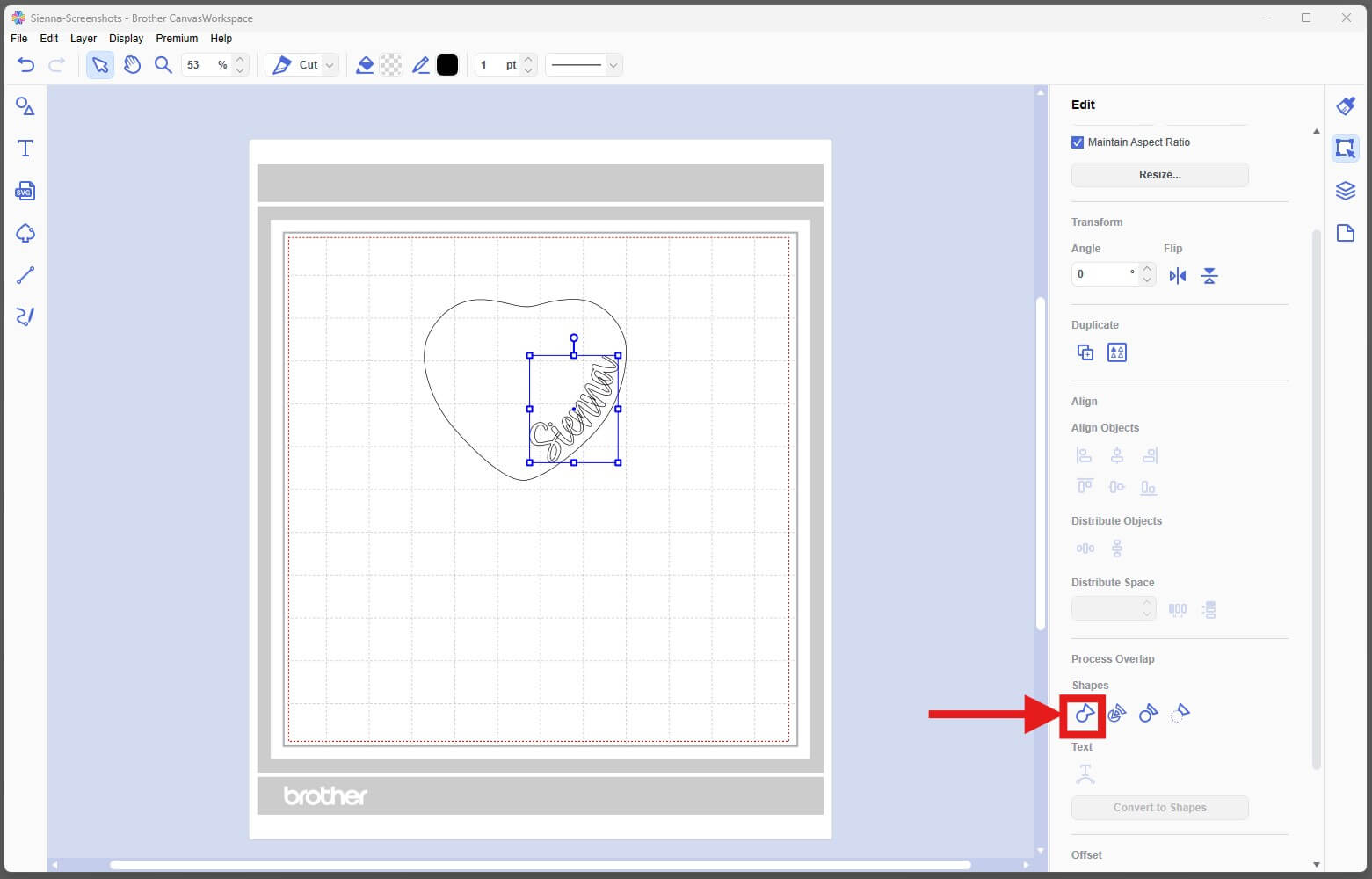 Weld Shapes CanvasWorkspace