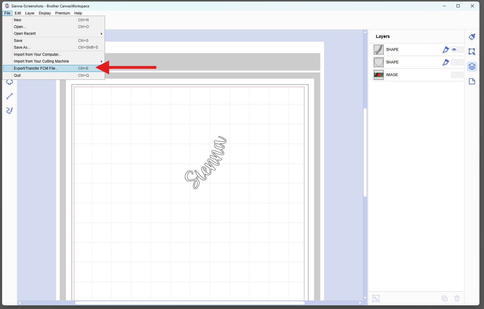 Export CanvasWorkspace