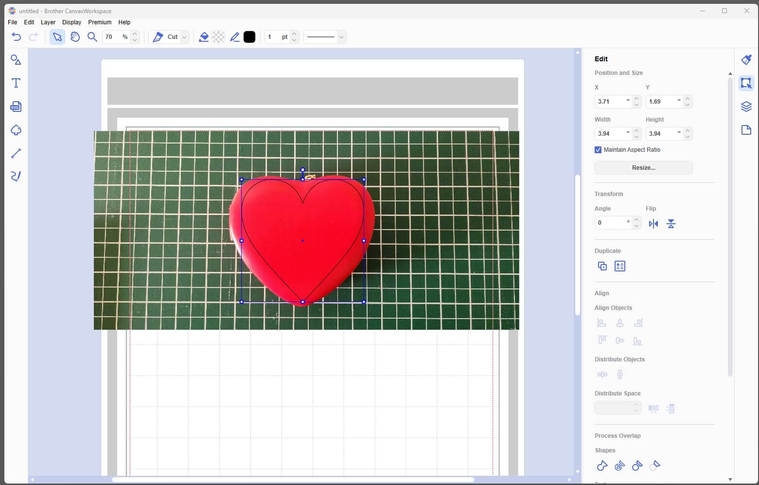 Move Shape CanvasWorkspace