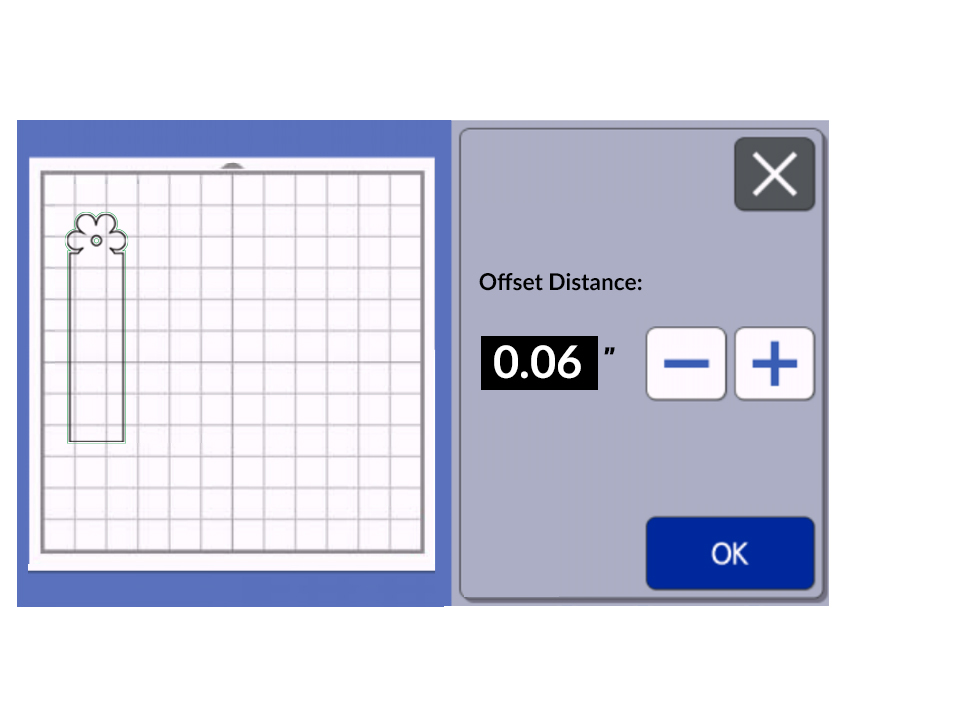 ScanNCut Offset Settings