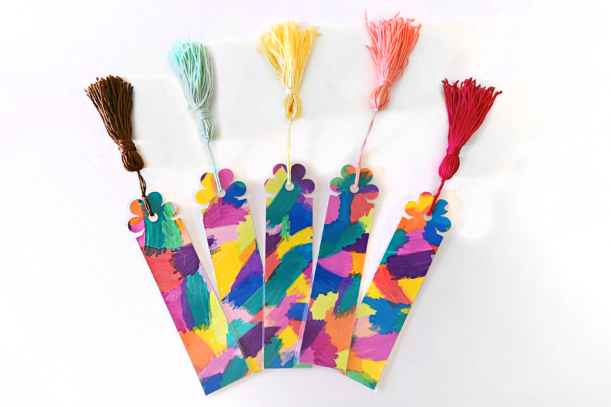 Laminated Bookmark on ScanNCut