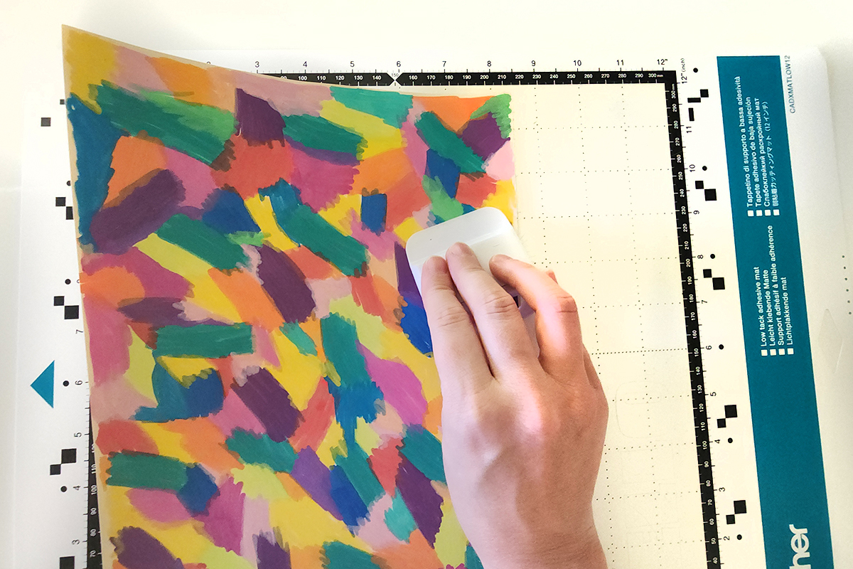 Place on ScanNCut Mat