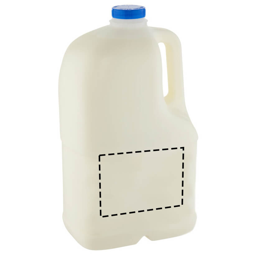 Cut milk bottle up